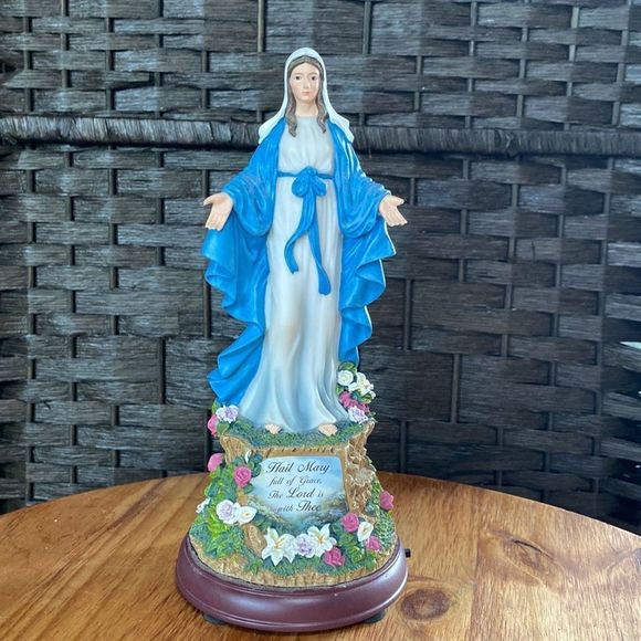 Bradford Exchange Blessed Mother Inspired by Thomas Kinkade Ltd Edition No. 1655 - Picture 1 of 7